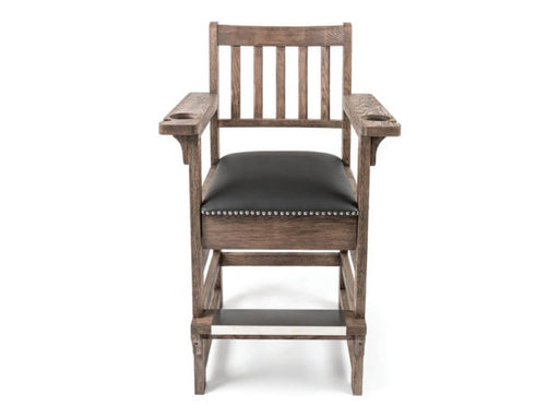 Weathered Oak Spectator Chair With Drawer