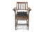 Weathered Oak Spectator Chair With Drawer