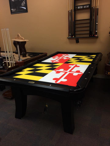 Maryland Flag Billiard Cloth