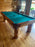 Used 8’ Custom Log Pool Table