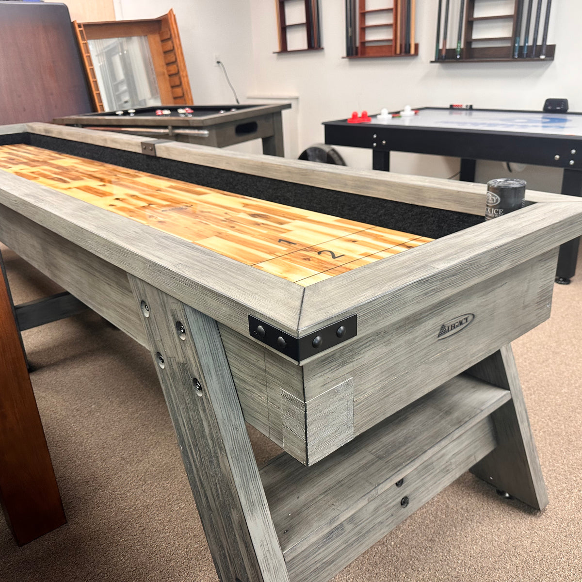 12’ Barren Shuffleboard Floor Model – Chesapeake Billiards