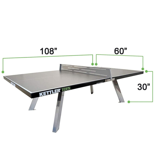 KETTLER Eden Outdoor Stationary Table Tennis Table