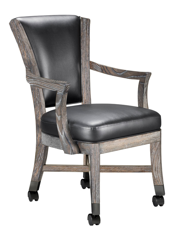 Elite Caster Game Chair- Rustic Finish