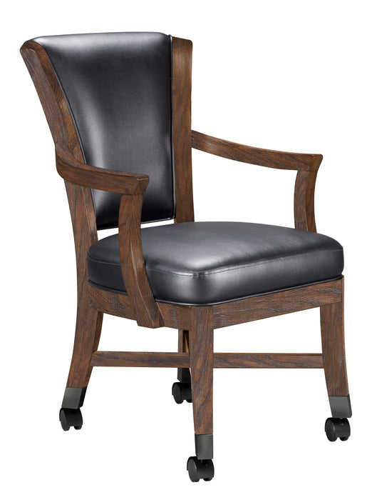 Elite Caster Game Chair- Rustic Finish