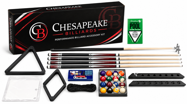 Chesapeake Billiards Gold Accessory Package