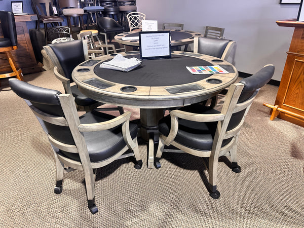 Legacy Elite Poker Table Set- Overcast Finish