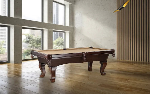 7’ C.L. Bailey Elayna Pool Table Traditional Mahogany