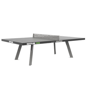 KETTLER Eden Outdoor Stationary Table Tennis Table - Gray