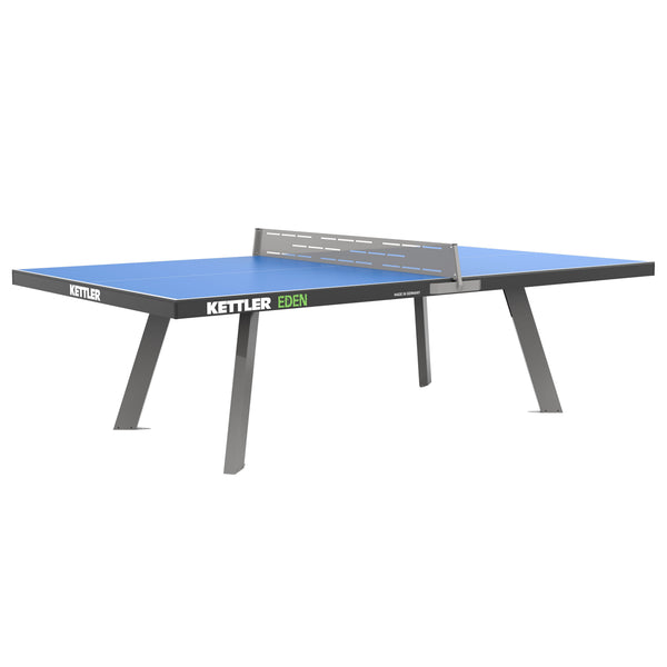 KETTLER Eden Outdoor Stationary Table Tennis Table - Blue