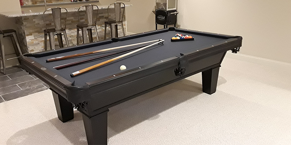Olhausen Classic Pool Table ebony finish