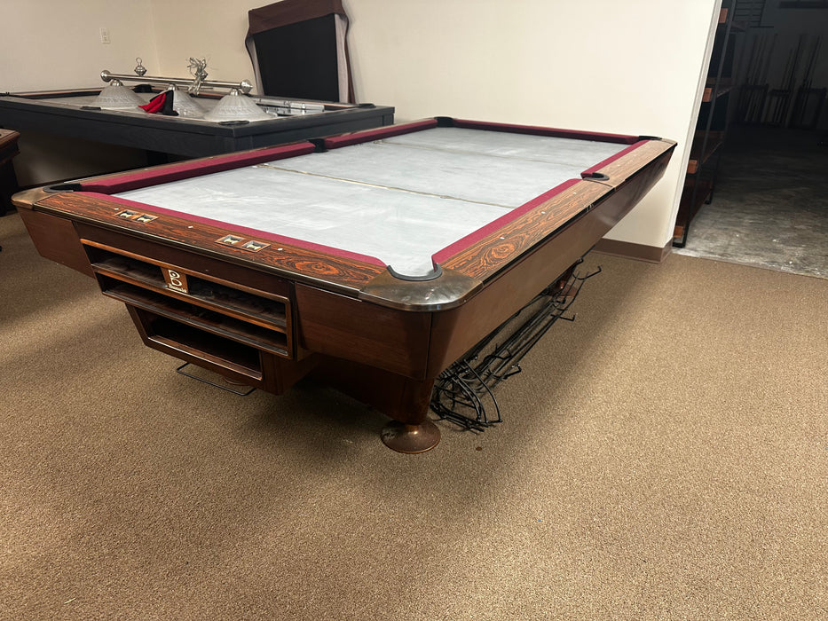 Used Pro 8’ Brunswick Gold Crown III Pool Table