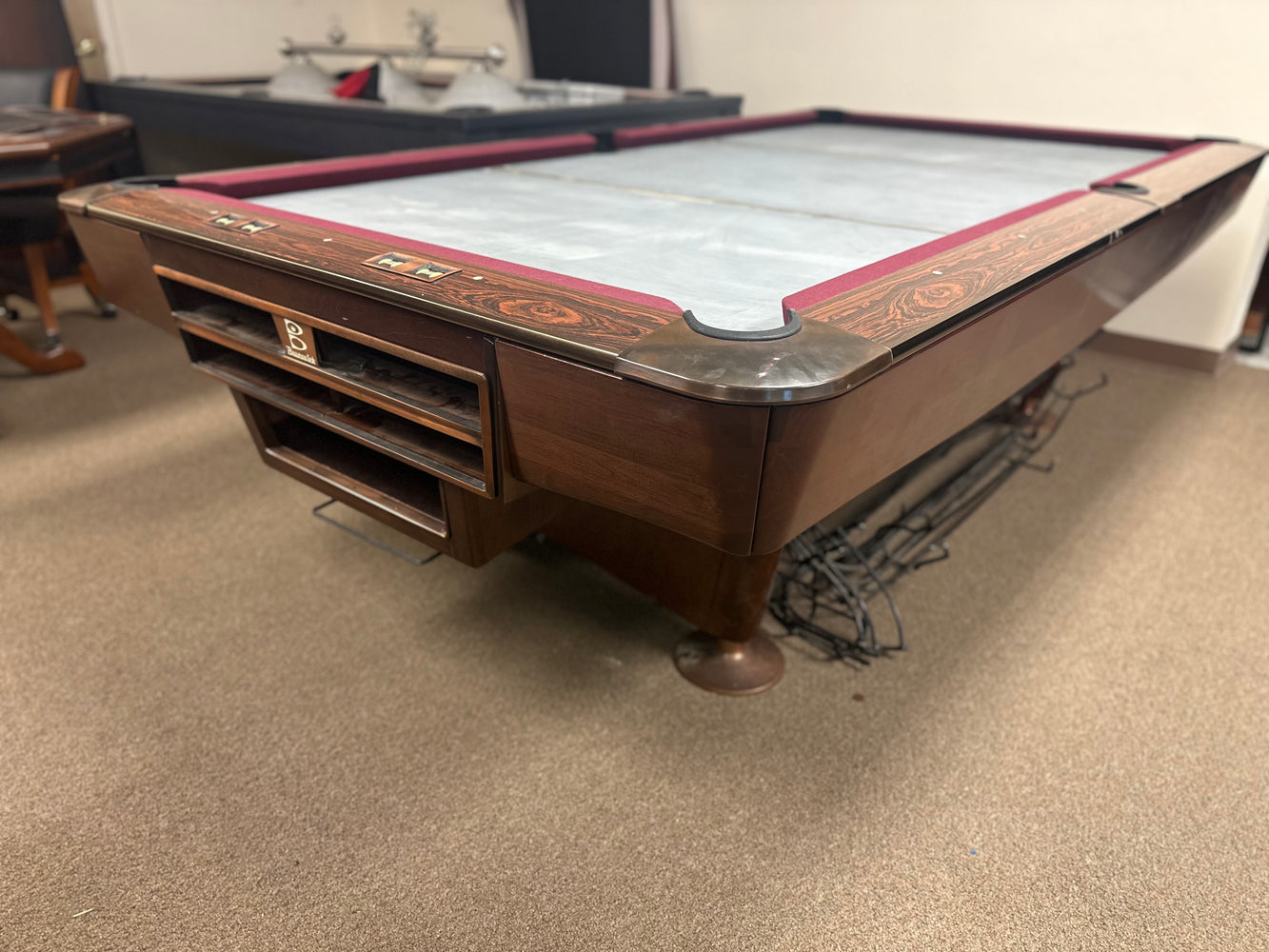 Used Pro 8’ Brunswick Gold Crown III Pool Table