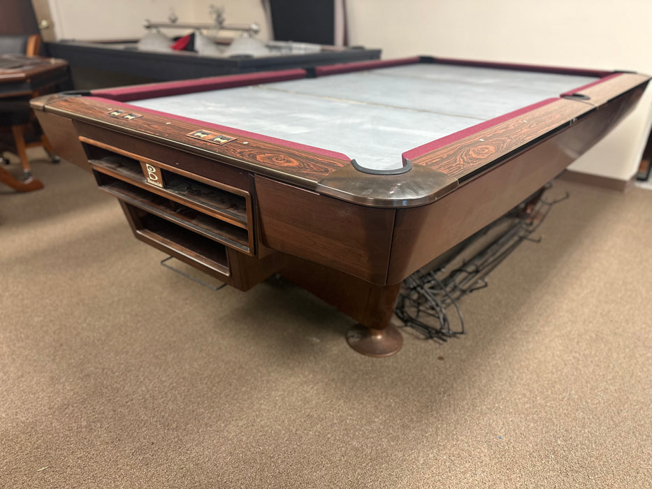 Used Pro 8’ Brunswick Gold Crown III Pool Table