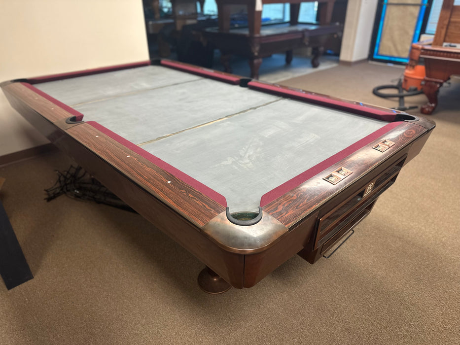 Used Pro 8’ Brunswick Gold Crown III Pool Table