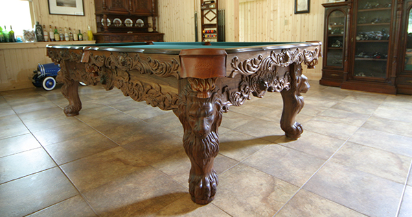 Olhausen St. Leone Pool Table solid walnut