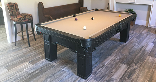 Olhausen Remington Pool Table matte graphite finish
