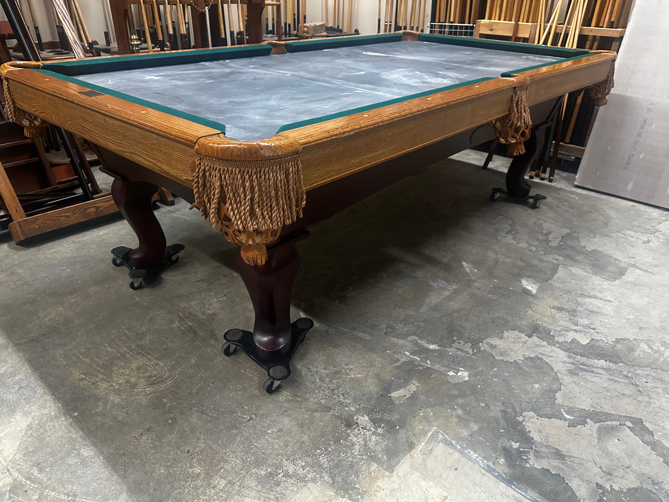 Used 8’ Two Tone Pool Table