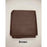 7' Brown Fitted Pool Table Cover