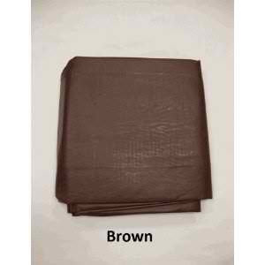 8' Brown Fitted Pool Table Cover
