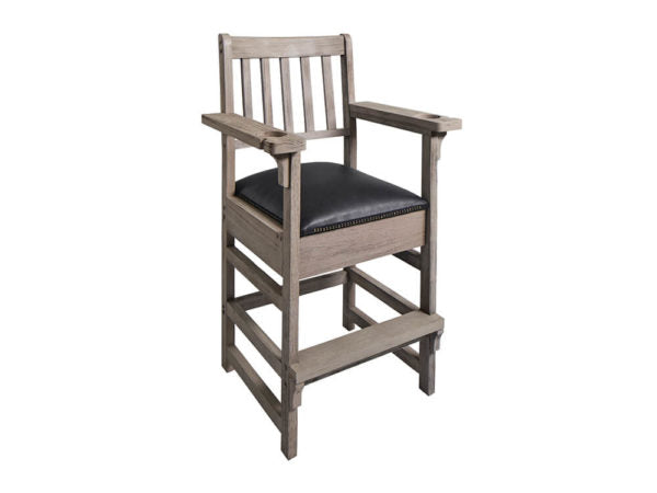 Barndoor Gray Spectator Chair With Drawer