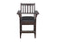 Charcoal Brown Spectator Chair With Drawer