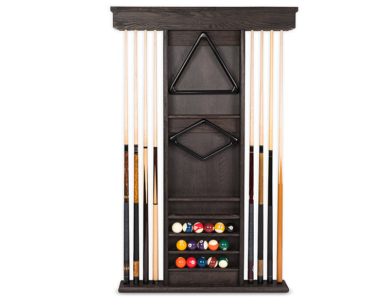 Kariba Charcoal Brown Wall Rack — Chesapeake Billiards
