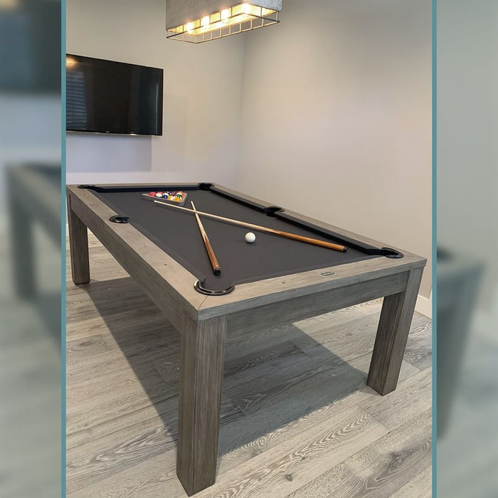 Mchenry Dining Pool Table Silver Mist