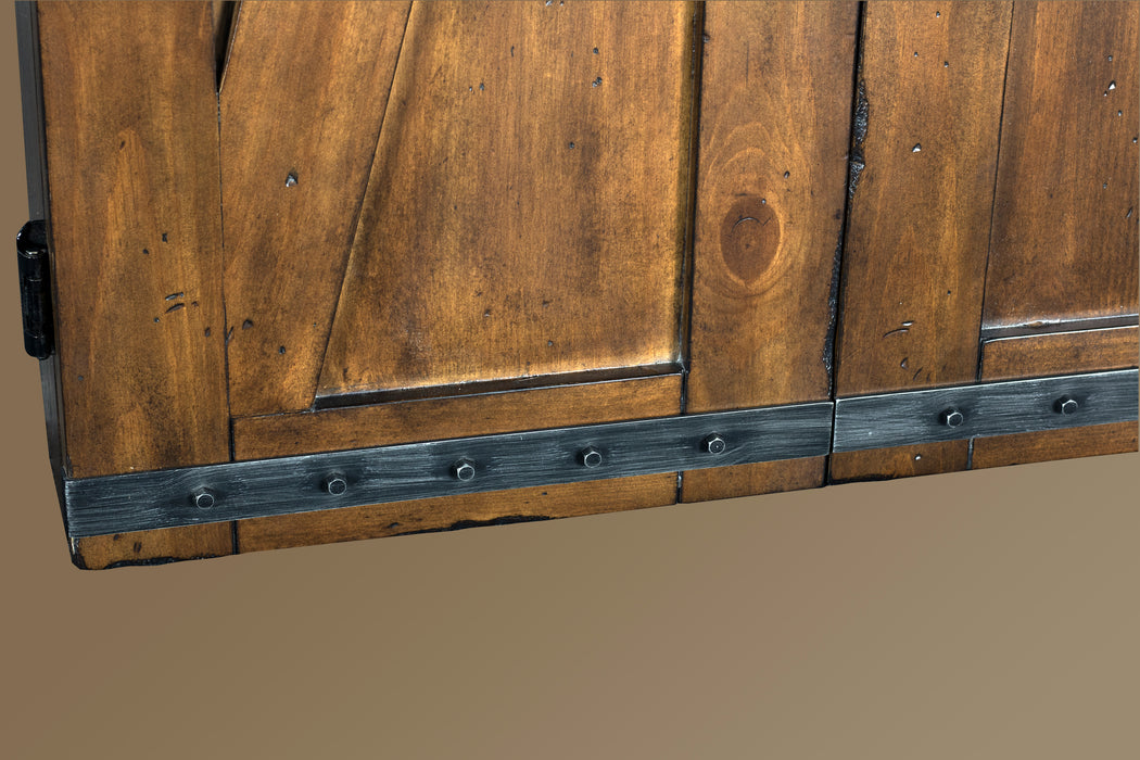 Legacy Billiards Rustic Dartboard Cabinet