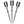 Viper Sinister Tungsten Steel Tip 24 Gram Dart Set