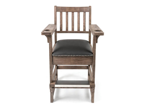 Weathered Oak Spectator Chair With Drawer