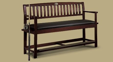 Legacy Classic Backed Storage Bench Black Cherry