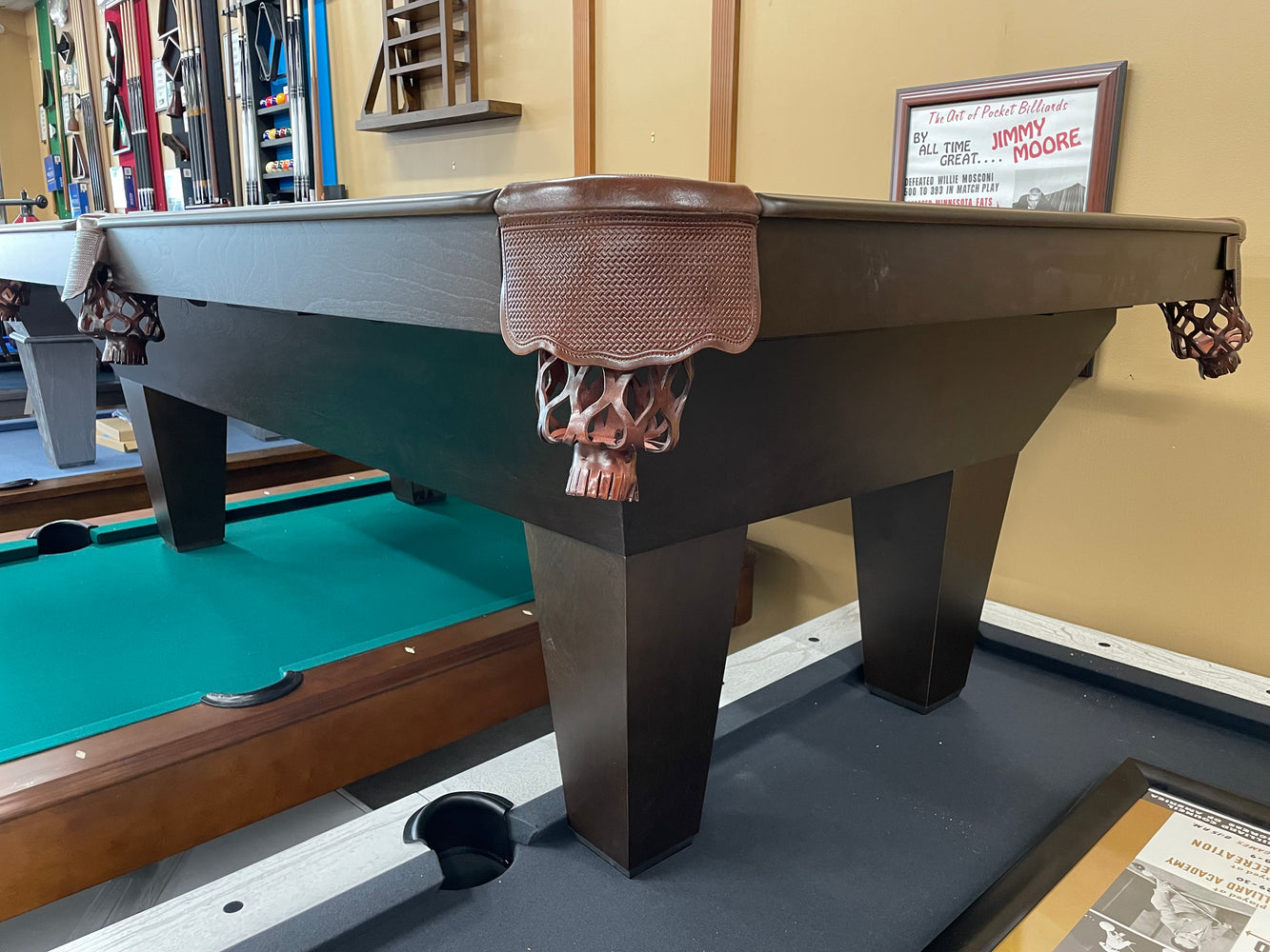 Pool table under shop 500