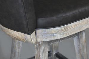 Rustic Backed Barstool