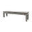 Mchenry 76" Storage Bench; Silver Mist