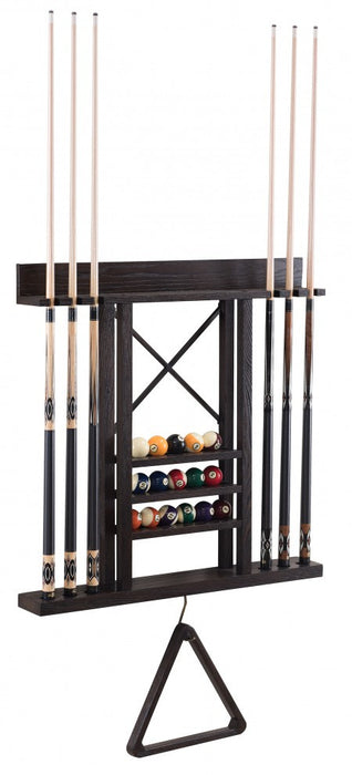Rustic Wall Cue Rack