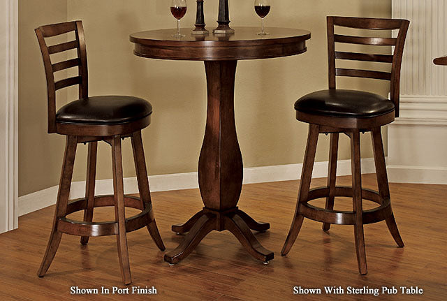 Legacy Sterling Backed Stool with Pub 